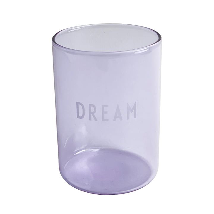 AJ Favourite Trinkglas, Dream / lila von Design Letters