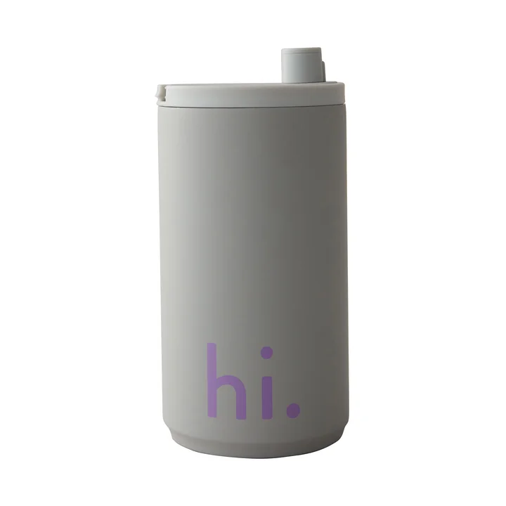 Hi Travel Becher, 0.35 l, cool grey von Design Letters