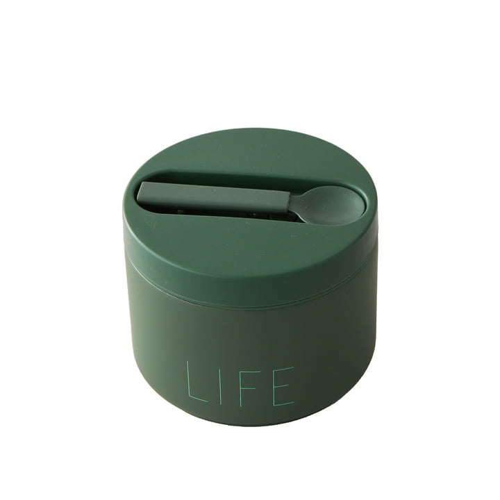 Travel Life Thermo Lunch Box small, Life / myrtle green von Design Letters