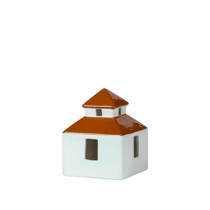 Bo Dekohaus, light turquise / caramel brown von Broste Copenhagen