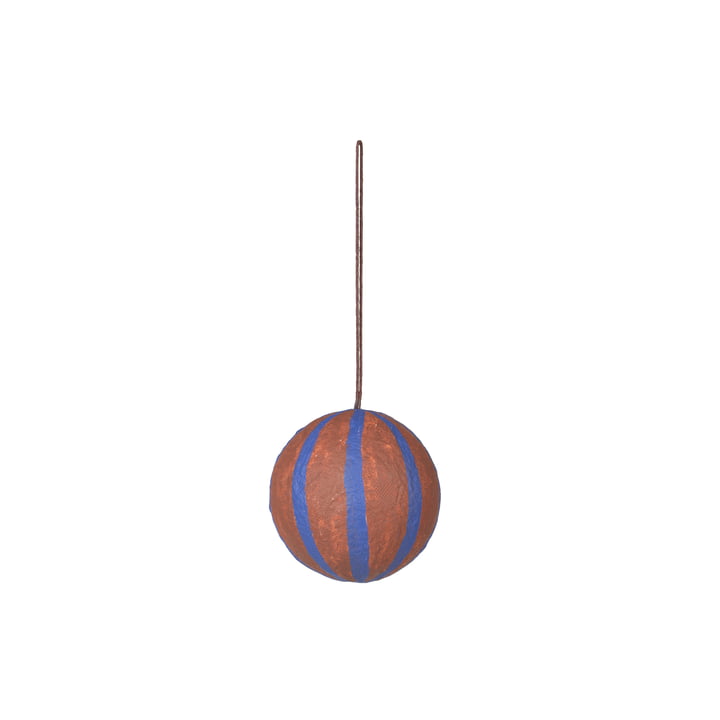 Broste Copenhagen - Sphere Christbaumkugel, Ø 8 cm, caramel brown