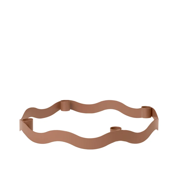 Halo Kerzenständer, caramel brown von Broste Copenhagen