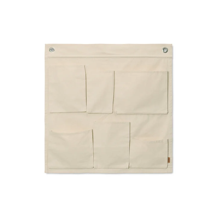 Canvas Wandorganizer, off-white von Ferm Living