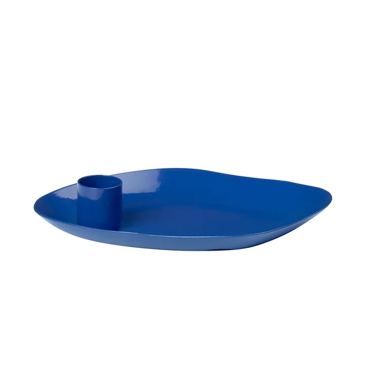Mie Kerzentablett, intense blue von Broste Copenhagen
