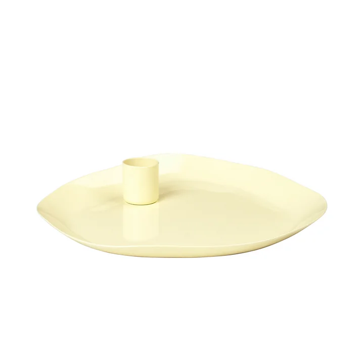 Mie Kerzentablett, light yellow von Broste Copenhagen