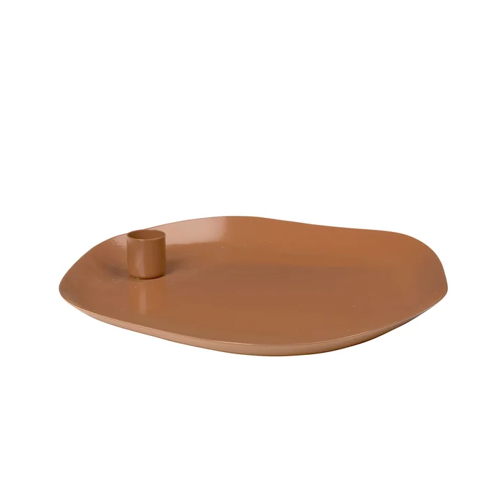 Mie Kerzentablett, caramel brown von Broste Copenhagen