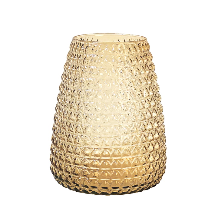 Dim Scale Vase medium von XLBoom in der Ausführung amber light