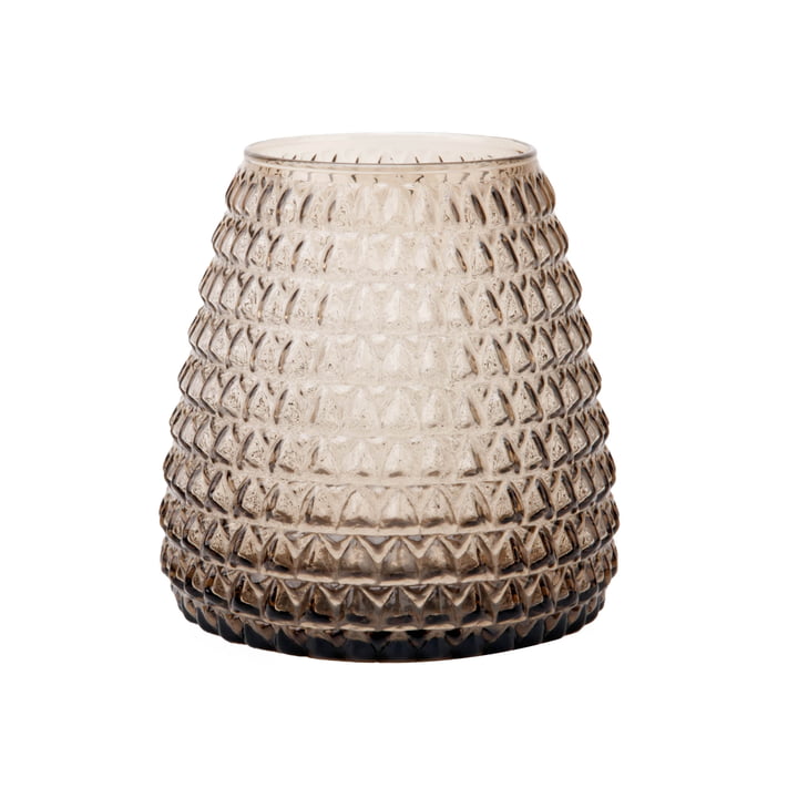 Dim Scale Vase small von XLBoom in der Ausführung smoke grey