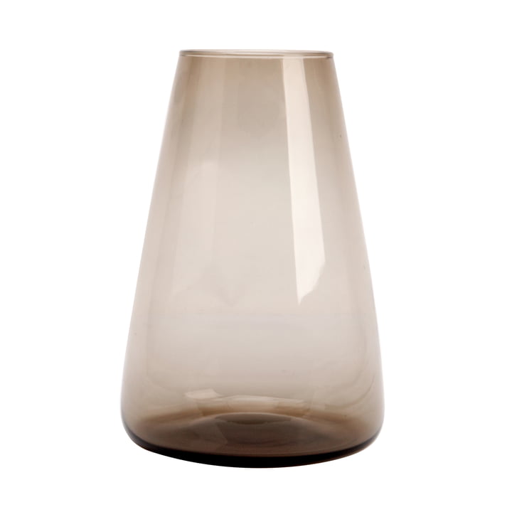 Dim Smooth Vase large von XLBoom in der Farbe smoke grey
