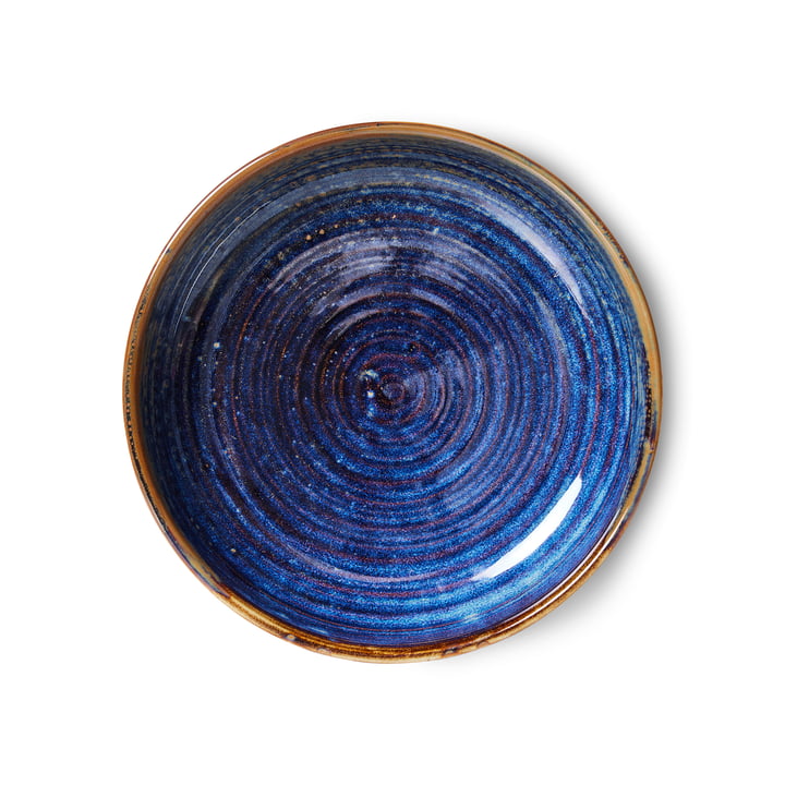 Chef Ceramics Teller von HKliving in der Ausführung rustic blue