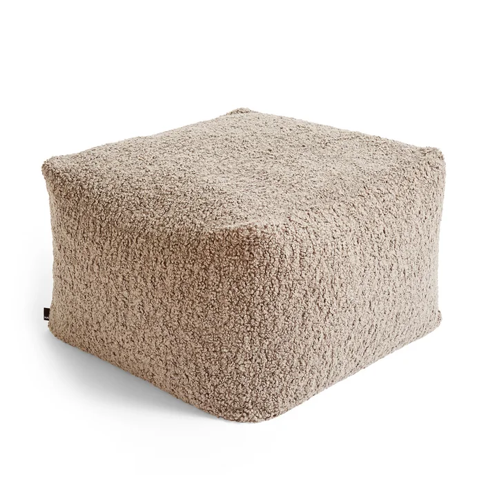 Snug Pouf, H 40 cm, beige von HAY