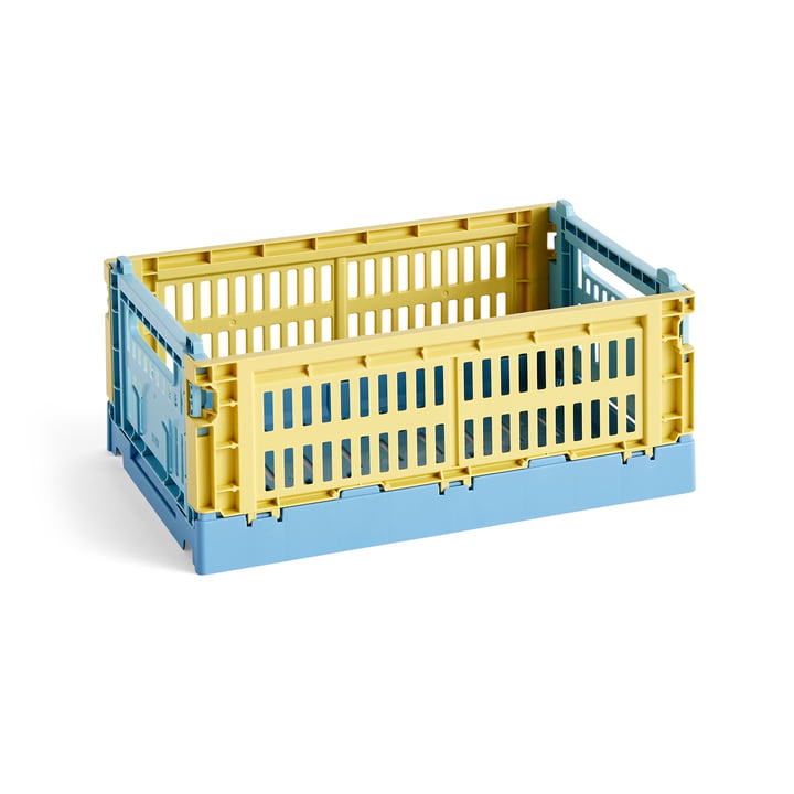 Colour Crate Mix Korb S, 26,5 x 17 cm, dusty yellow, recycled von Hay