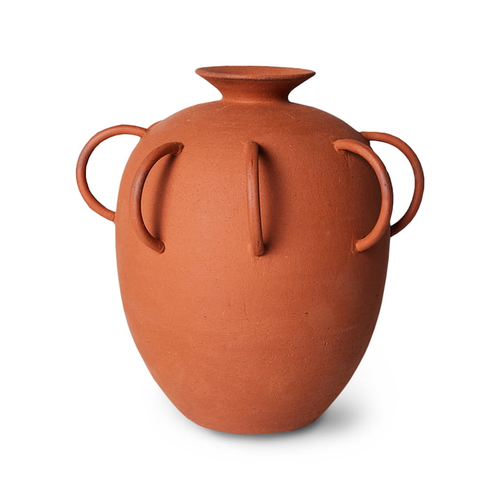 Objects Terracotta Vase mit Henkel, natural terracotta von HKliving