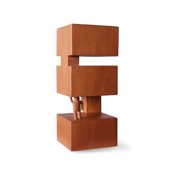 Objects Holz-Skulptur; Empowered / braun von HKliving