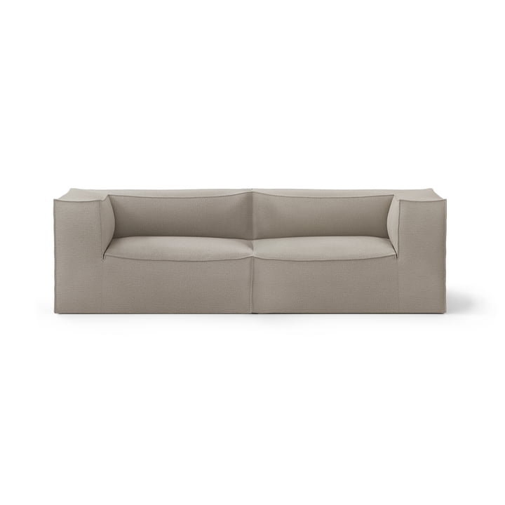 Catena 2-Sitzer Sofa in der Ausführung Cotton Linen, natur