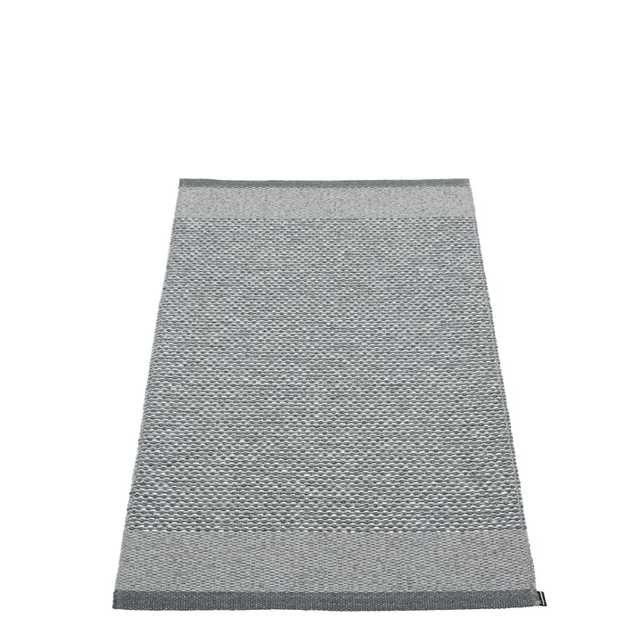 Edit Teppich, 70 x 120 cm, granit / grey / metallic von Pappelina