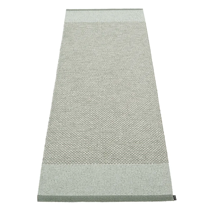 Edit Teppich, 70 x 200 cm, army / sage / stone metallic von Pappelina