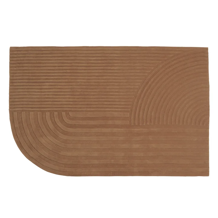 Relevo Teppich, 200 x 300 cm, burnt orange von Muuto