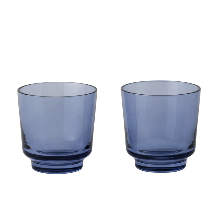 Raise Trinkglas 20 cl, dunkelblau (2er-Set) von Muuto