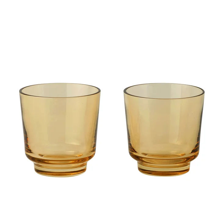 Raise Trinkglas 20 cl, burnt orange (2er-Set) von Muuto