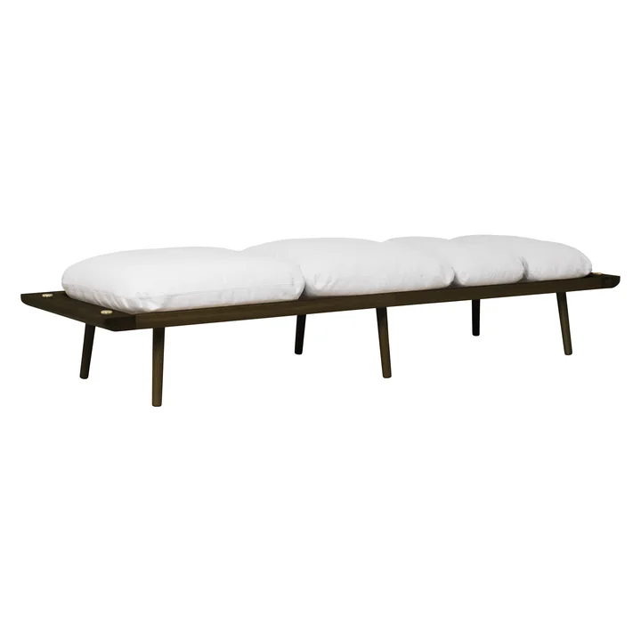 Lounge Around Daybed, Eiche dunkel / sterling von Umage