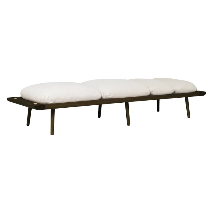 Lounge Around Daybed, Eiche dunkel / white sands von Umage