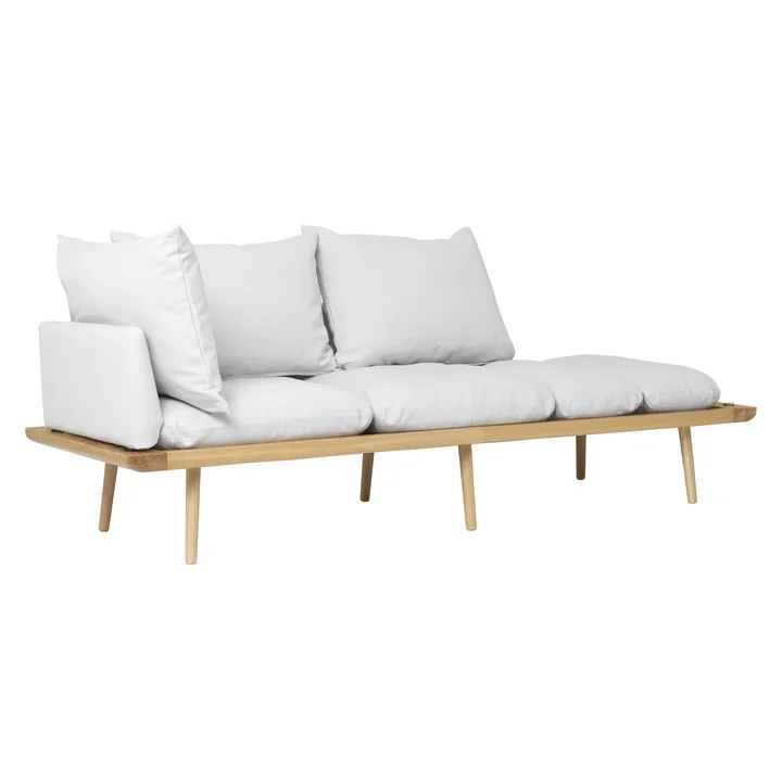 Lounge Around 3-Sitzer Sofa, Eiche, sterling von Umage