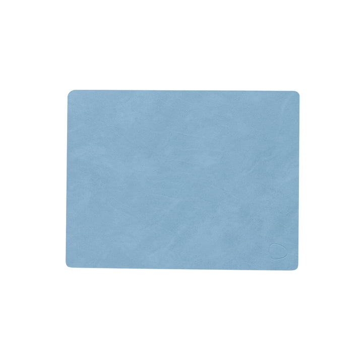 Tischset Square M, 34.5 x 26.5 cm, Nupo hellblau von LindDNA
