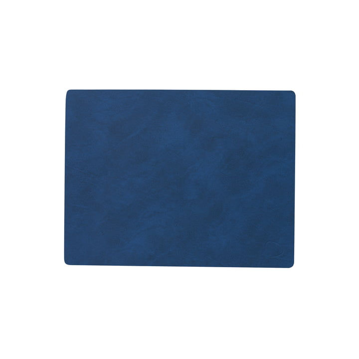 Tischset Square M, 34.5 x 26.5 cm, Nupo midnight blue von LindDNA