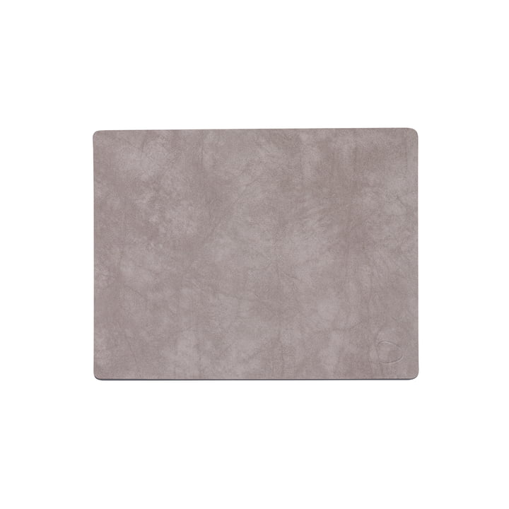 Tischset Square M, 34.5 x 26.5 cm, Nupo nomad grey von LindDNA