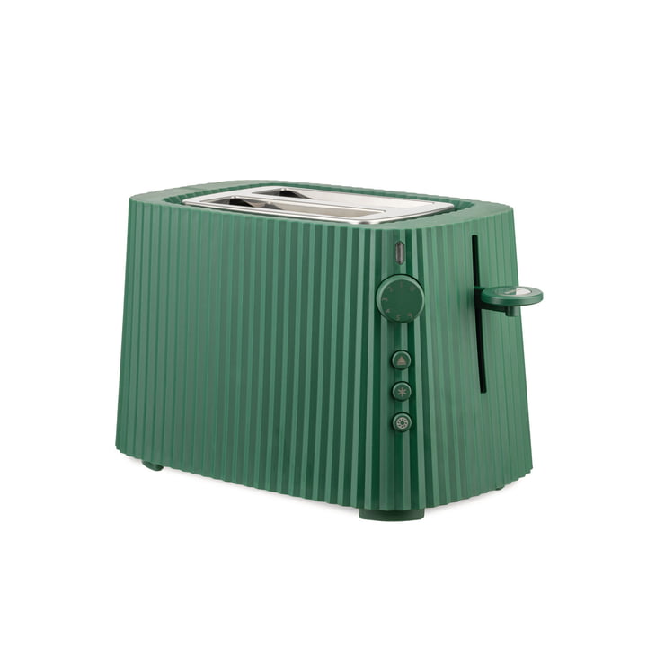 Plissé Toaster von Alessi in der Farbe grün