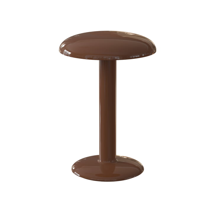 Gustave LED Tischleuchte, H 23 cm, chocolate von Flos