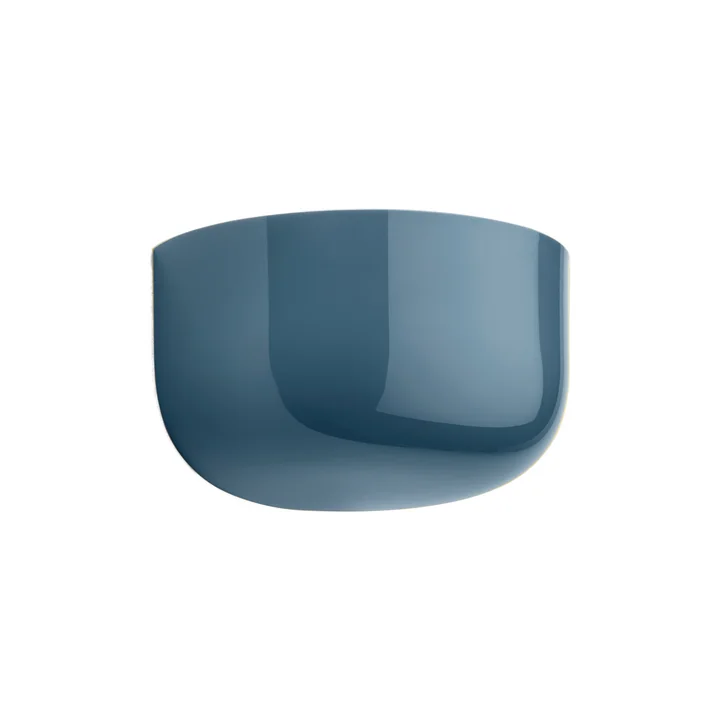 Bellhop Wall Up LED Wandleuchte, blau von Flos