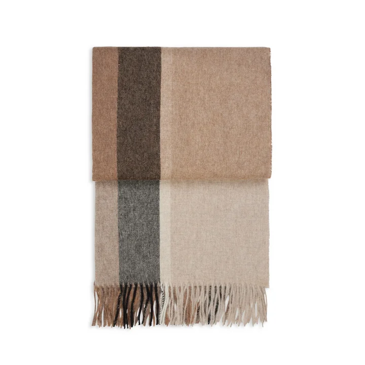 Manhattan Decke von Elvang in der Farbe beige