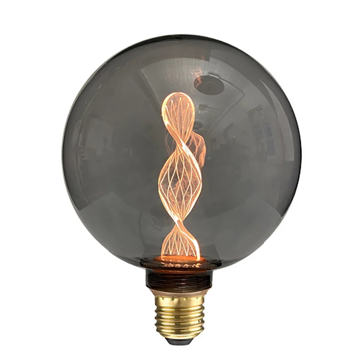 LED Curve Leuchtmittel Ø 125 x 165 mm, 4 W / E27, dimmbar von NUD Collection