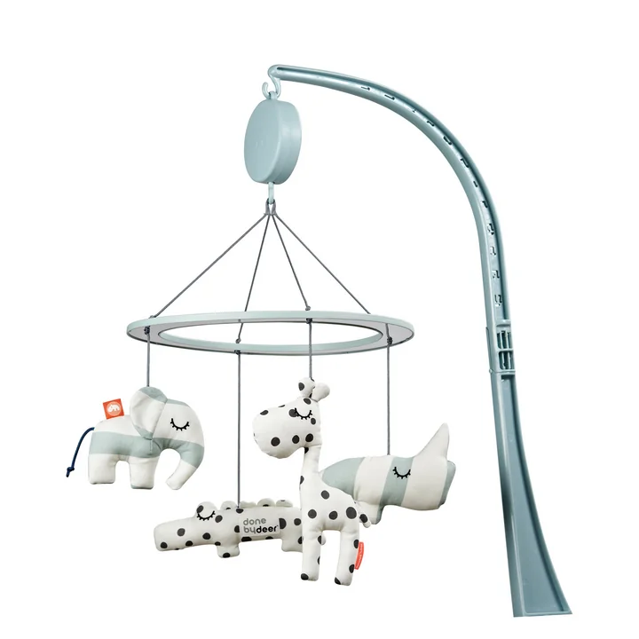 Musik-Mobile mit Spiegel Sleepy, blau von Done by Deer