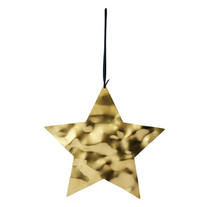 Aqua Weihnachtsanhänger, Stern, gold von Philippi