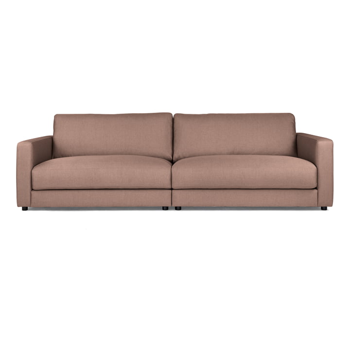 Panama Sofa 3-Sitzer, lachs (Libra 61) von Sitzfeldt