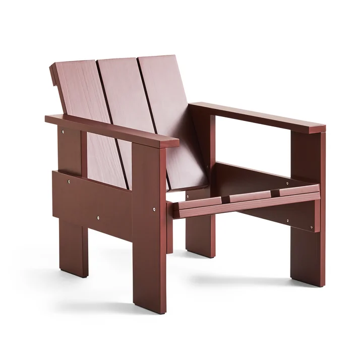 Crate Lounge Chair, L 77 cm, iron red von HAY