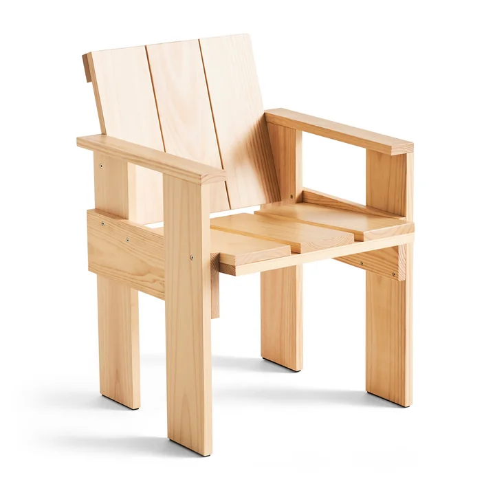 Crate Lounge Chair, L 64 cm, pine von HAY