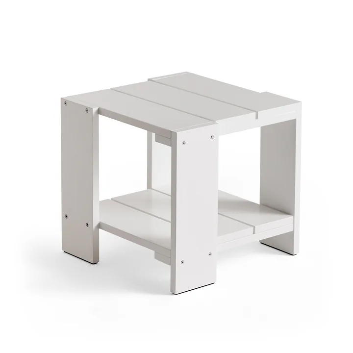 Crate Beistelltisch, L 49,5 cm, white von HAY