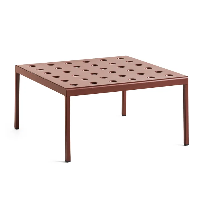 HAY - Balcony Beistelltisch, 75 x 76 cm, iron red
