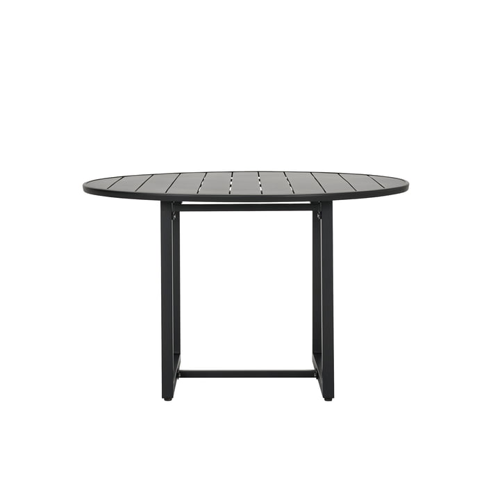 Helo Outdoor Tisch, Ø 120 cm, schwarz von House Doctor