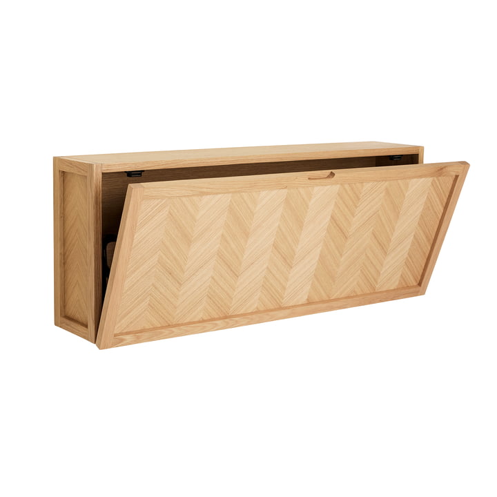 Herringbone Schuhschrank, Eiche natur von Hübsch Interior