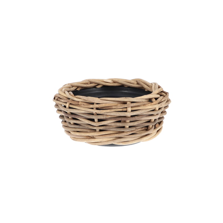 Jan Kurtz - Palau Korb, Ø 40 cm, H 20 cm, Rattan natur