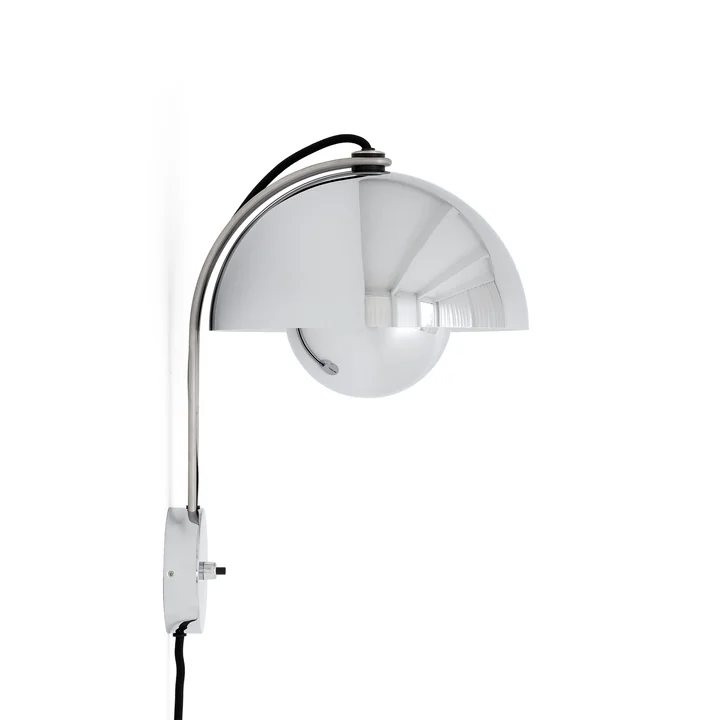 &Tradition - Flowerpot Wandleuchte VP8, verchromt