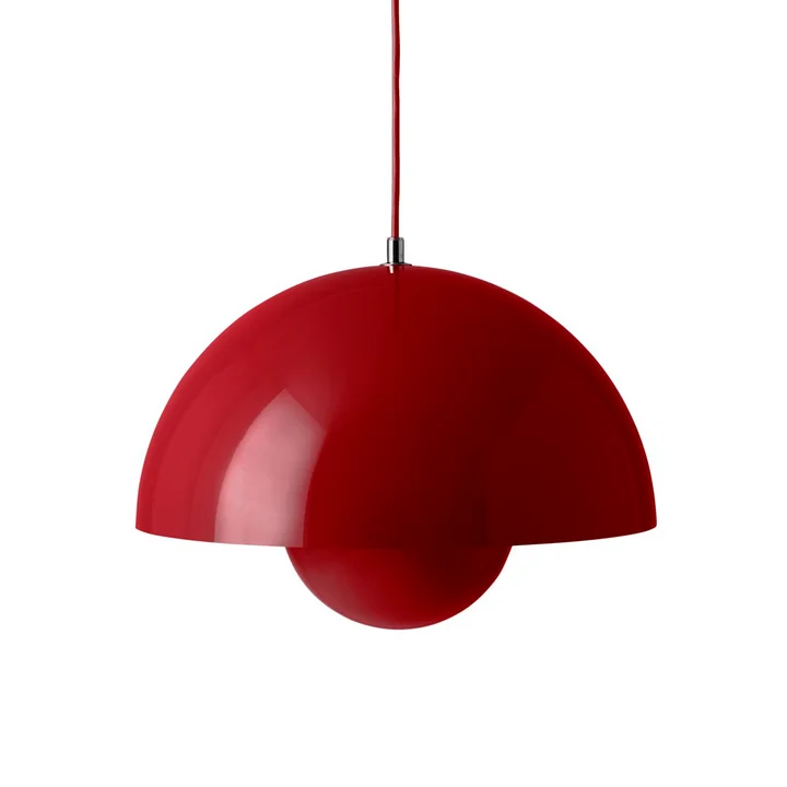 &Tradition - FlowerPot Pendelleuchte VP7, zinnoberrot