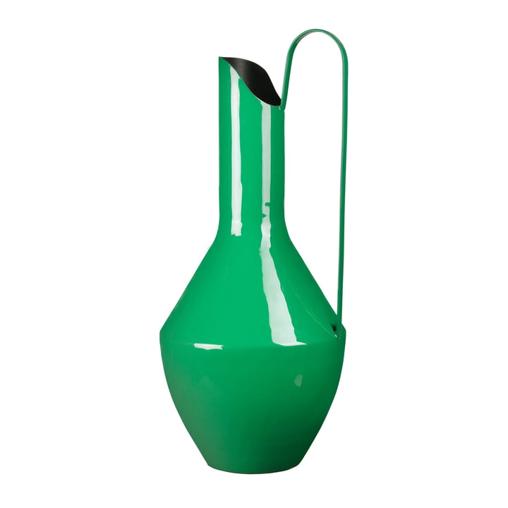 Rosario Vase von Broste Copenhagen in der Farbe jelly green