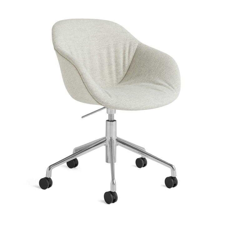 About A Chair AAC 253 Soft, Aluminium poliert / Hallingdal 110 von Hay