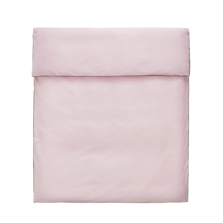 Outline Bettbezug, soft pink von HAY